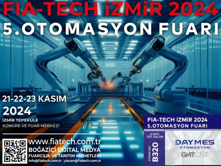 Daymes Otomasyon FIA-TECH İZMİR 2024 fuarında Daymes Otomasyon FIA-TECH İZMİR 2024 fuarında